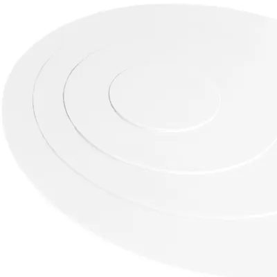 Productafbeelding van Ronde acrylplaat, wit, 44 cm