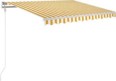 Immagine prodotto di Tenda retrattile automatica 350x250 cm Giallo e bianco