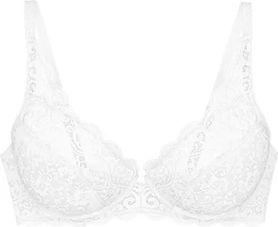 Produktbild von Triumph Amourette Floral Lace, Weicher Becher, Weiß, Bügel, Muster, Weiblich, Blumenmuster