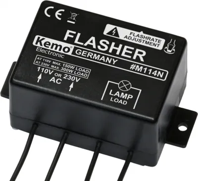 Produktbild von Kemo Blinker, langsam 240 V/AC, 110 V/AC M114N