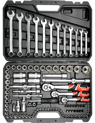 Productafbeelding van Gereedschapsset, 1/4", 3/8" en 1/2", 111-delig.