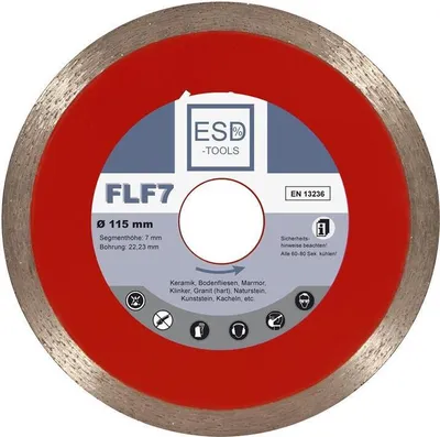 Produktbild von Diamanttrennscheibe FLF7 Fliese - Ø 115 mm - 22,2 mm Bohrung