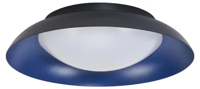 Obrázek produktu pro LED stropní svítidlo OSRAM Orbis Plate, černomodré, 19 W, 1000 lm, 3000 K, 310 mm, 830 lm, příjemná teplá bílá barva, stmívatelné v 3 stupních poklepáním, krytí IP20, včetně montážních šroubů a hmoždinek
