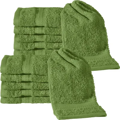 Produktbild von REDBEST Gästetuch Chicago" 12er-Pack grün 30x50 cm"