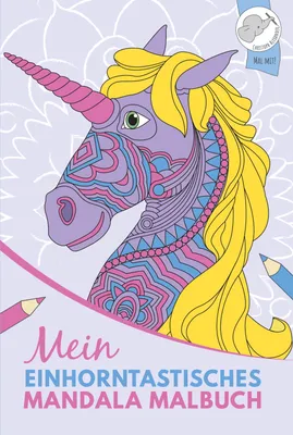 Produktbild von Mein einhorntastisches Mandala Malbuch