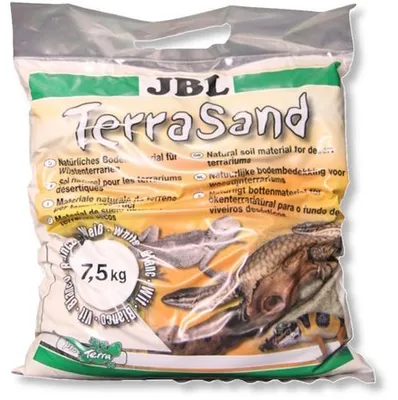 Productafbeelding van JBL TerraSand 5 liter Natuurlijk fijn woestijnzand voor graafgedrag in woestijnterraria. Wit