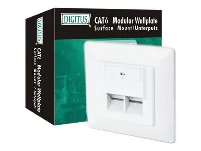 Obrázok produktu pre Dátová zásuvka DIGITUS CAT 6, zapustená