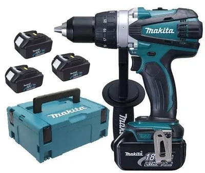 Produktbild von 18V LXT Schlagbohrmaschine (3x3,0 Ah) in MAKPAC - MAKITA DHP458RF3J