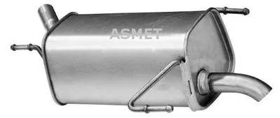 Produktbild von ASMET 05.144 Endschalldämpfer für OPEL Corsa C Schrägheck (X01) Auspuff
