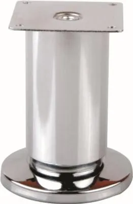 Produktbild von FS001 120 mm verstellbarer Möbelfuß, Edelstahlimitat