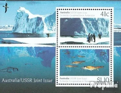 Produktbild von Briefmarken Australien 1990 Mi Block11 (kompl.Ausg.) postfrisch Antarktis