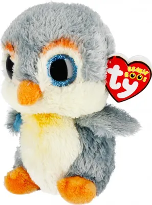 Zdjęcie produktu dla Maskotka TY Beanie Boos FISHER pingwin szary 15cm 37322
