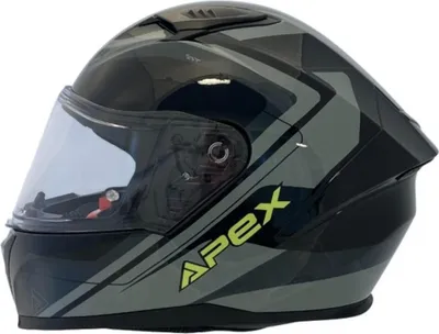 Obrázok produktu pre Prilba APEX FI100 Valencia, čierna/sivá/žltá, S (55/56)
