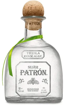 Immagine prodotto di PATRÓN Silver Premium Tequila, in un'edizione limitata che celebra il patrimonio messicano, prodotto con agave blu Weber al 100%, artigianale, prodotto in Messico, 40% vol., 70 cl / 700 ml. L'aspetto della confezione può variare