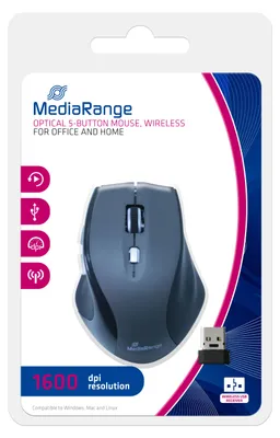 Obrázek produktu pro Mediarange Optische Maus Kabellos