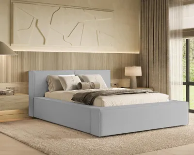 Obrázek produktu pro Čalouněná postel Chilly Lugano šedá 180x200cm s úložným prostorem - moderní design