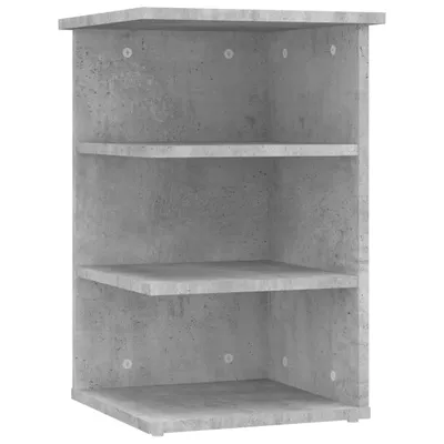Produktbild von Beistellregal Betongrau 35x35x55 cm Holzwerkstoff