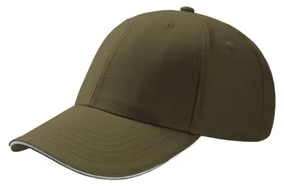 Immagine prodotto di Cappellino da baseball Atlantis Sport a 6 pannelli LT885 (taglia unica) (oliva)