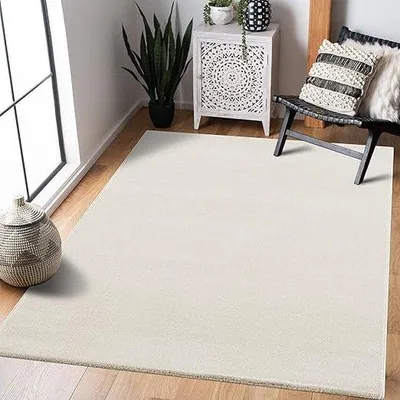 Produktbild von Famanu Teppich Einfarbig Waschbar Weich - Wohnzimmer 160 x 230 cm