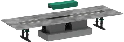 Produktbild von hansgrohe Komplettset uBox universal für Standardinstall.800mm für DR FS, 1 Stk.