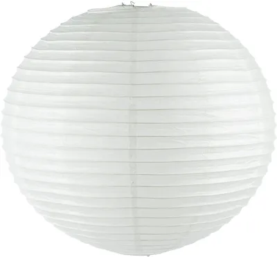 Obrázek produktu pro Lucerna s bílou koulí z papíru, výška 60 cm, čínský styl