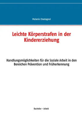 Produktbild von Leichte Körperstrafen in der Kindererziehung