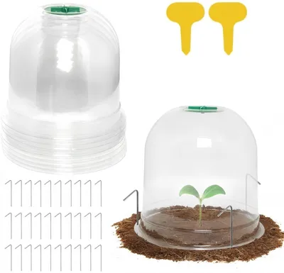 Immagine prodotto di Elzusha - Set di 10 coperture per piante da giardino, per protezione dal gelo