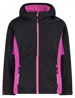 Productafbeelding van CMP - Kindertenjacke "G" met afneembare capuchon en binnenjas, meisjesmodel, kleur: titanium, maat: 140