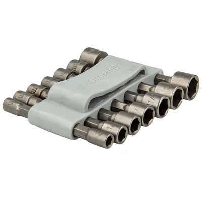 Immagine prodotto di MASTERPROOF PROFESSIONAL Set di prese 14 pezzi per avvitatori a batteria da 5,5 a 12 mm e da 3/16" a 7/16"