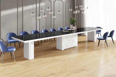 Produktbild von Design Esstisch Tisch HEK-111 XXL ausziehbar 180 bis 468 cm