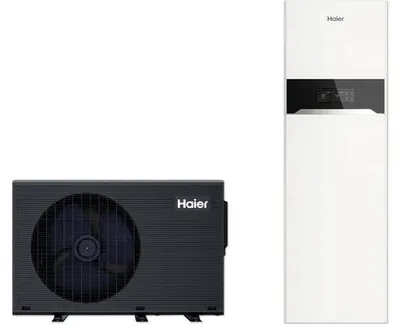 Produktbild von Wärmepumpe Haier Komplettset Luft/Wasser HPM14-TND2-H + HPM14(16)-TND2-WW1