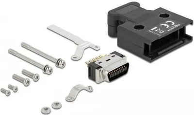Image de Delock MDR Stecker 20 Pin Lötanschluss mit Gehäuse