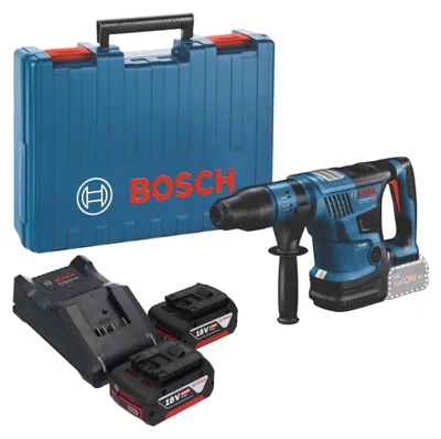 Produktbild von Bosch GBH 18V-36 C Professional Akku Bohrhammer 18 V 7 J SDS max Brushless + 2x Akku 5,0 Ah + Ladegerät + Koffer