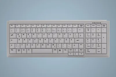 Obrázok produktu pre Contour Design Active Key АК-7000, Kábel, PS/2, Nožnicový spínač, Biela