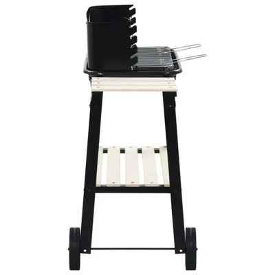 Produktbild von ProGarden Holzkohlegrill 86,5 cm Schwarz