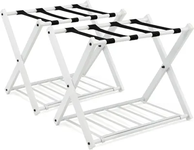 Produktbild von Faltbarer Gepäckträger, 2-stöckig, Eisen, Tragkraft 60 kg