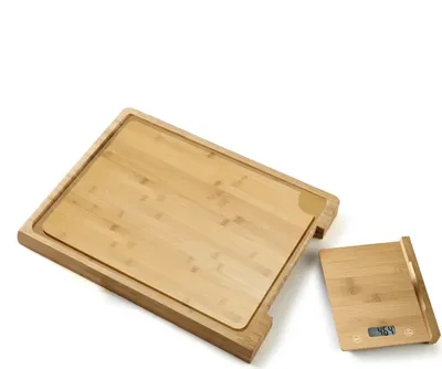 Image de Platinet kitchen scale + cutting board PCBZB03