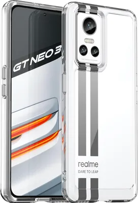 Image de Etui pour Realme GT Neo 3 Transparent, étui de protection antichoc en silicone TPU Transparent