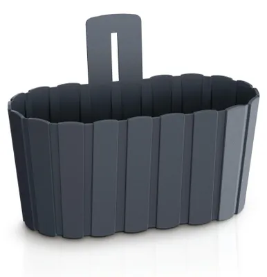 Produktbild von Hängender Blumentopf BOARDEE WALL 27,4 cm - Farbe: anthrazit