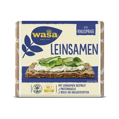Produktbild von Křupavý chléb Wasa Fit and Vital sypaný lněným semínkem 225g