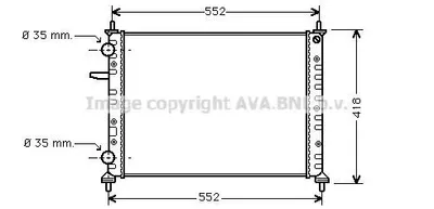 Produktbild von PRASCO FTA2229 Kühler Wasserkühler Motorkühler für FIAT MULTIPLA (186)