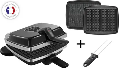 Immagine prodotto di Croque-wafer-wafer 2 piastre 1000w nero Lagrange 039224