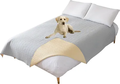 PICK FOR LIFE Wasserdichte Hundedecke 97x190cm - Rutschfeste Schutzunterlage Für Sofa & Auto