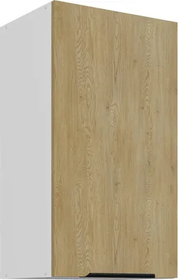 Produktbild von Küchen Hängeschrank 40 cm CREMONA Eiche hell + Weiß matt Küche Küchenzeile Küchenblock Einbauküche