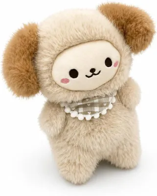 Produktbild von Hund Kuscheltier 19 cm Kawaii Plüschhund Beige Weiches Stofftier Niedlicher Kuschelhund Geschenk für Kinder