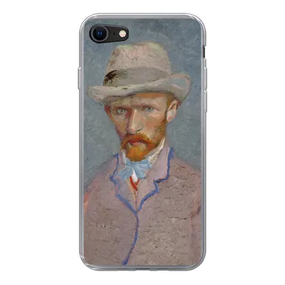Produktbild von MuchoWow® Handyhülle Schutzhülle Hülle für iPhone 8 Selbstporträt - Vincent van Gogh Silikon Softcase Handy Hülle - Schutzhaube