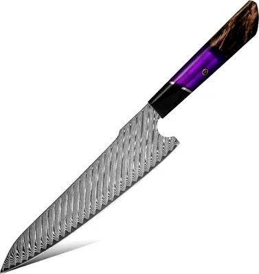 Produktbild von Damast Küchenmesser Tokiwa-Chef - Exklusives Kochmesser mit VG-10 Klinge KP35120