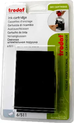 Productafbeelding van Vervangingskussentjes voor stempels, kleur zwart, model 5211