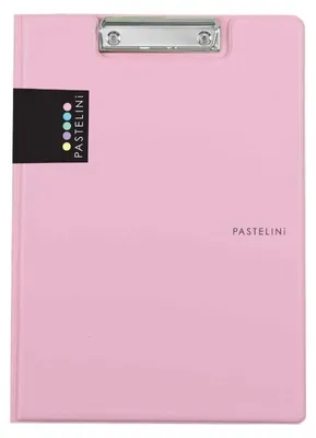Produktbild von Doppelmappe A4 Kunststoff PASTELINI rosa