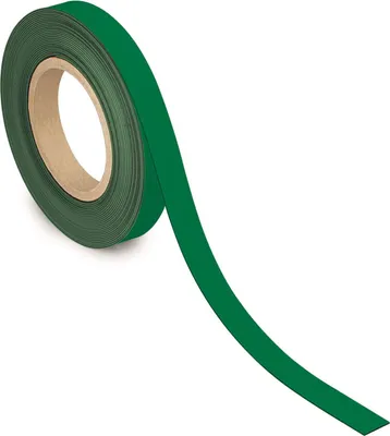 Produktbild von MAUL Kennzeichnungsband Metall 1 Stück 42 g/cm ² magnetisch kunststoffbeschichtet beschriftbar 10 m x 2 cm x 1 mm grün